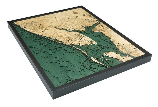 Bathymetric Map Charlotte Harbor