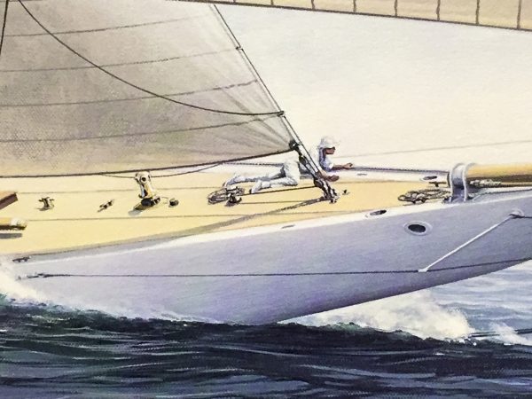 John Mecray Limited Edition Print - Reliance vs. Shamrock III