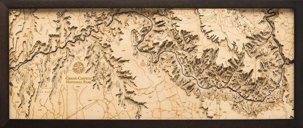 Bathymetric Map Grand Canyon