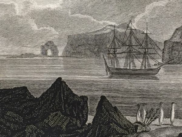 Cook Engravings - A View of Christmas Harbor in Kerguelen's Land