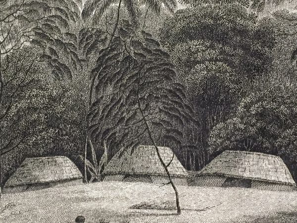 Cook Engraving - A Flatooka or Morai in Tongataboo