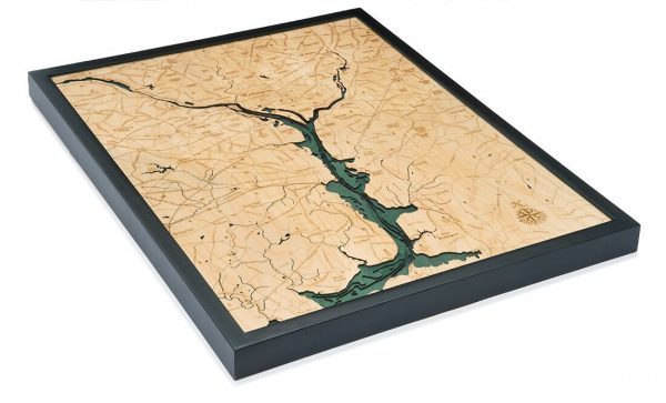 Bathymetric Map Washington D.C.