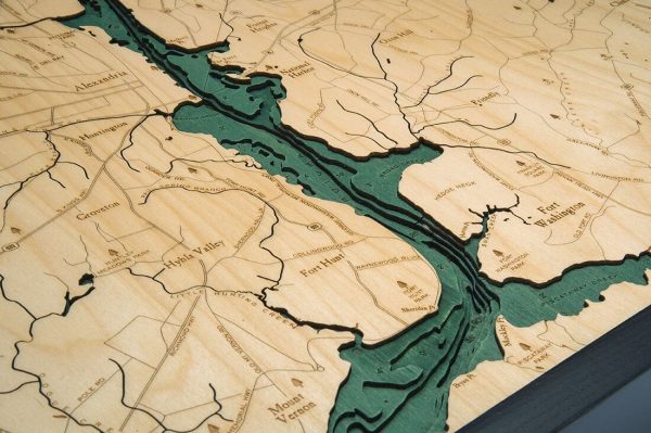 Bathymetric Map Washington D.C.