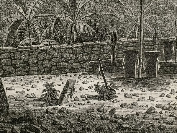 Cook Engraving - A Morai In Atooi