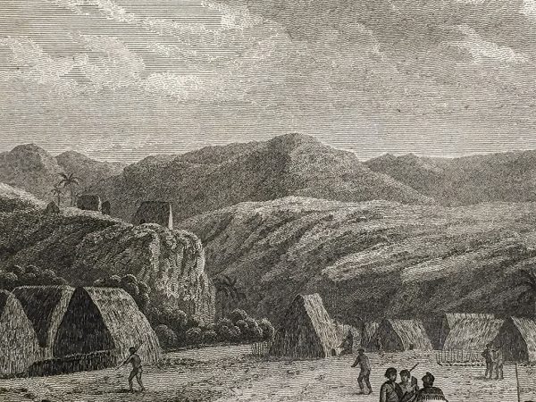 Cook Engraving - An Island View in Atooi