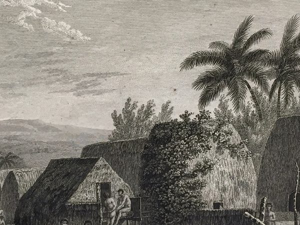 Cook Engraving - An Island View in Atooi