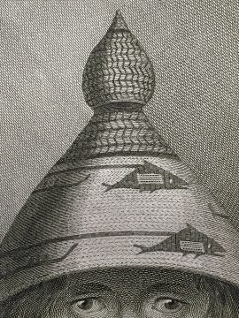 Cook Engraving - A Woman of Nootka Sound