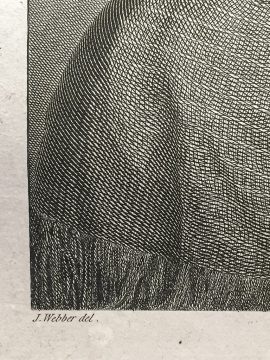 Cook Engraving - A Woman of Nootka Sound