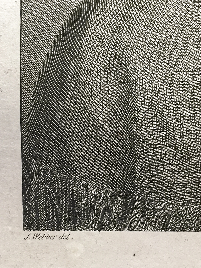 Cook Engraving - A Woman of Nootka Sound