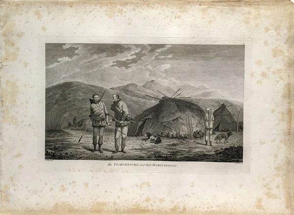 Cook Engraving - The Tschuktschi and Their Habitations