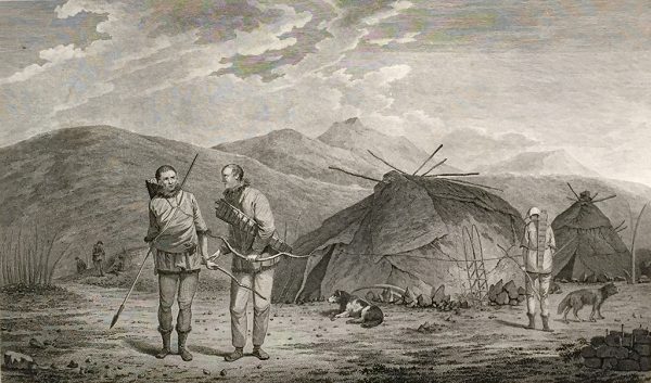 Cook Engraving - The Tschuktschi and Their Habitations