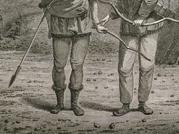 Cook Engraving - The Tschuktschi and Their Habitations