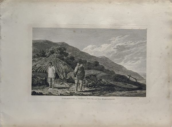 Cook Engraving - Inhabitants of Norton Sound and Their Habitations