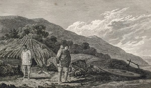 Cook Engraving - Inhabitants of Norton Sound and Their Habitations