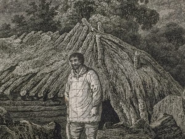 Cook Engraving - Inhabitants of Norton Sound and Their Habitations