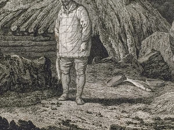 Cook Engraving - Inhabitants of Norton Sound and Their Habitations