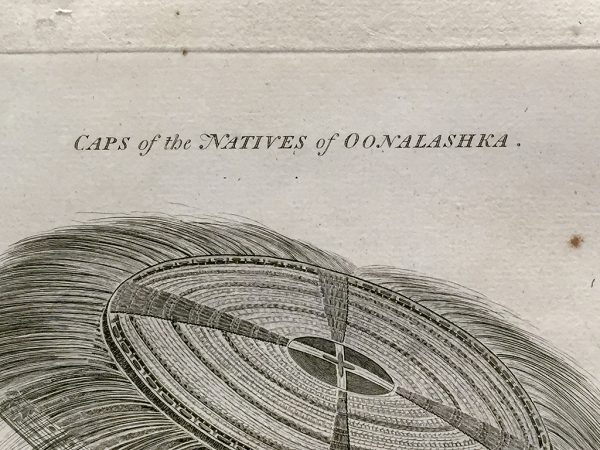 Cook Engraving - Caps of the Natives of Oonalashka