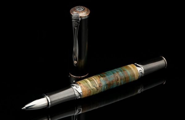William Henry Cabernet Petrified Rollerball Pen