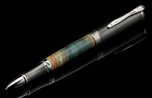 William Henry Cabernet Petrified Rollerball Pen