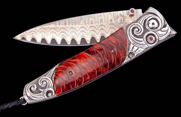 William Henry Limited Edition B30 Red Wave Knife