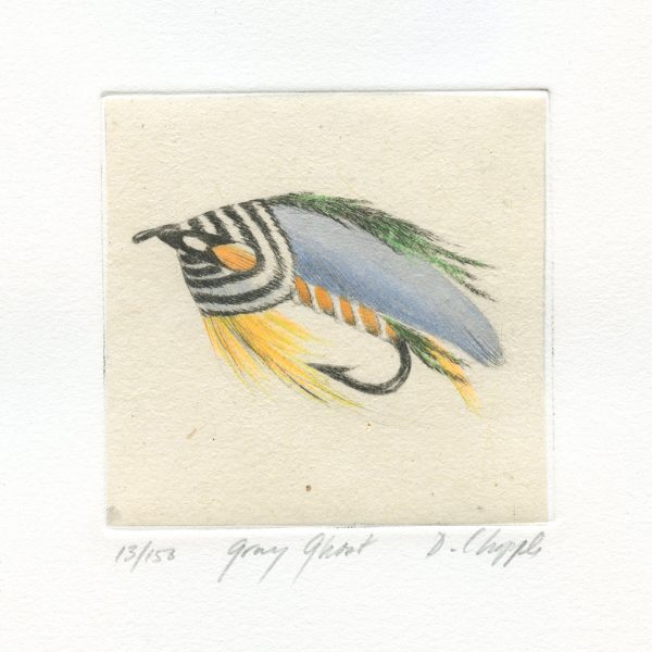 David Chapple Limited Edition Print - Gray Gnat Lure