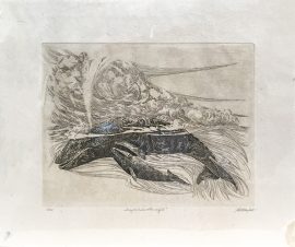 J.D. Mayhew Limited Edition Print - Gray Whale with Calf II