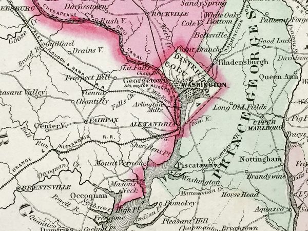 Delaware and Maryland State Map (1865) - Image 6