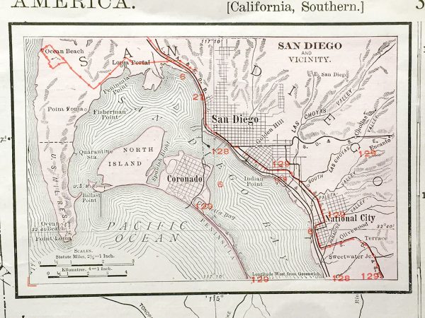 California State Railroad Map (c. 1917)