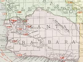 California State Railroad Map (c. 1917)