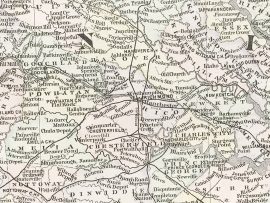 Delaware, Maryland, Virginia, and West Virginia State Map (1886)