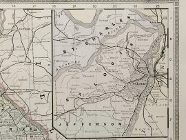 Antique Map - Missouri State Map (1886)