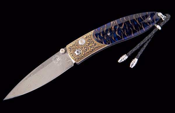 William Henry Limited Edition B05 Golden Scale Knife