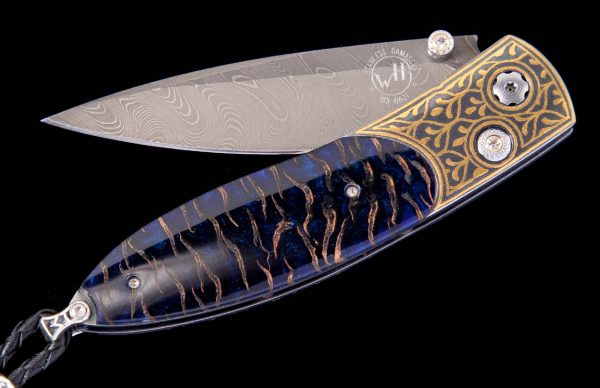 William Henry Limited Edition B05 Golden Scale Knife