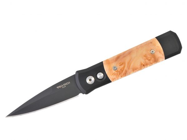 ProTech Automatic Knife - Godson 707 Maple Burl