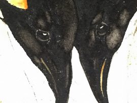 Beki Killorin Original Watercolor - Getting Together