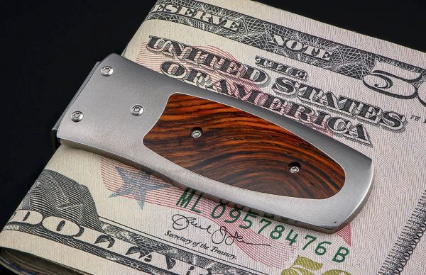 William Henry Pharaoh 'Coco' Money Clip - Cocobolo