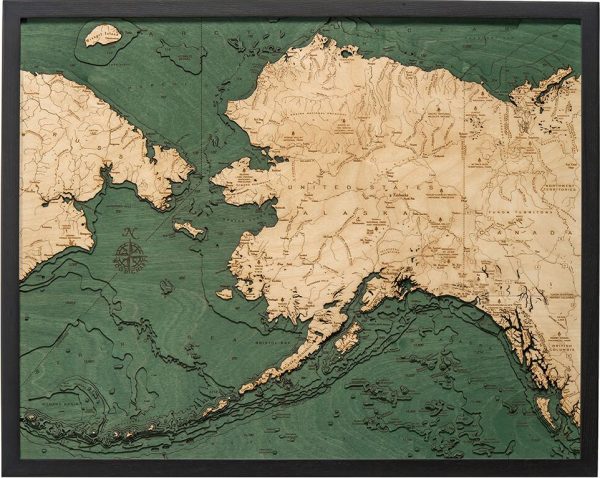 Bathymetric Map of Alaska