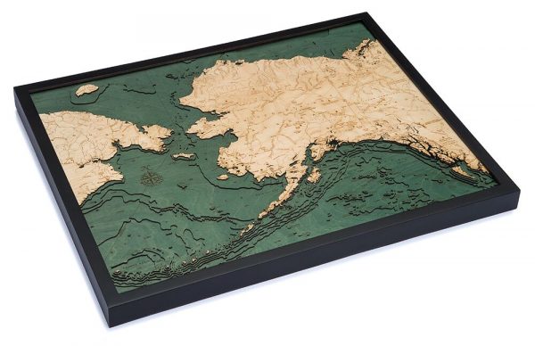 Bathymetric Map of Alaska