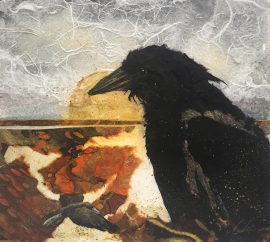 Beki Killorin Original Watercolor - Trickster Raven