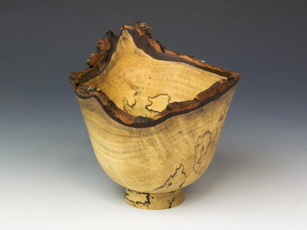 Jerry Kermode - Silver Maple Natural Edge Bowl