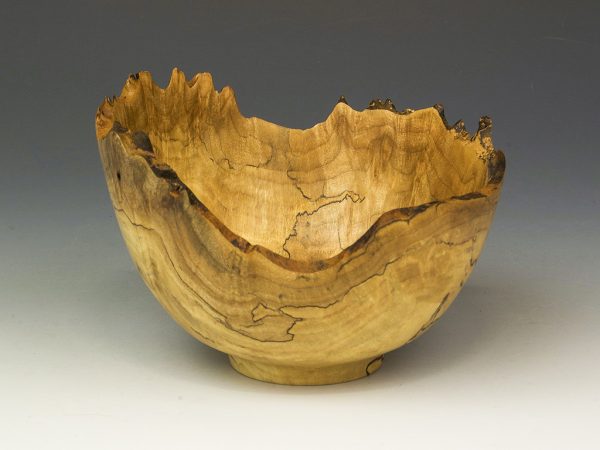 Jerry Kermode - Silver Maple Natural Edge Bowl