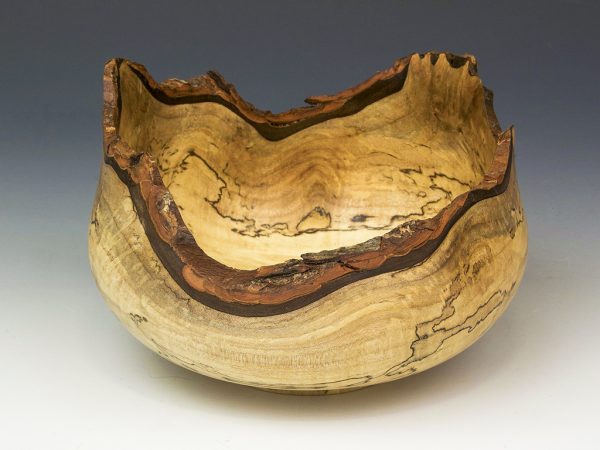 Jerry Kermode - Silver Maple Natural Edge Bowl