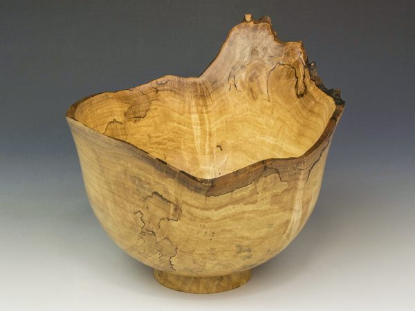 Jerry Kermode - Silver Maple Natural Edge Bowl