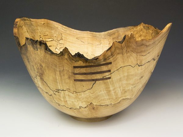 Jerry Kermode - Silver Maple Natural Edge Bowl