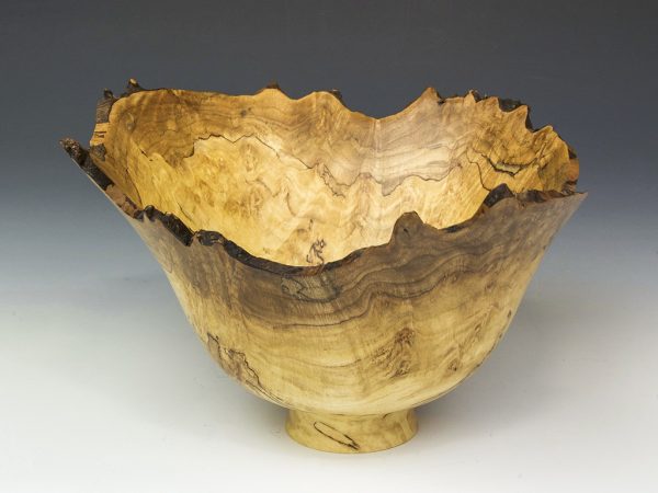 Jerry Kermode - Silver Maple Natural Edge Bowl