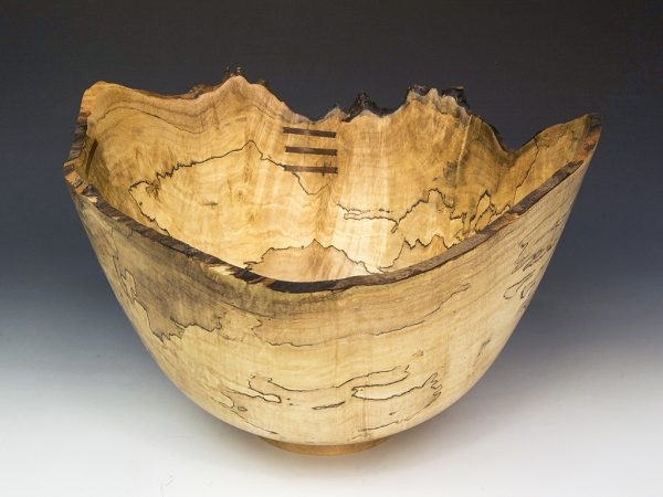 Jerry Kermode - Silver Maple Natural Edge Bowl