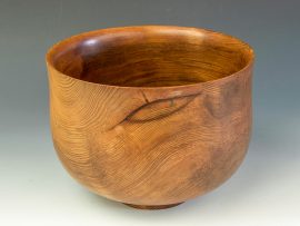 Jerry Kermode -Redwood Traditional Edge Calabash Bowl