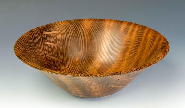 Jerry Kermode - Redwood Traditional Edge Bowl with 6 Stitches