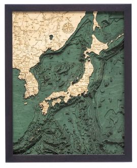 Bathymetric Map Japan