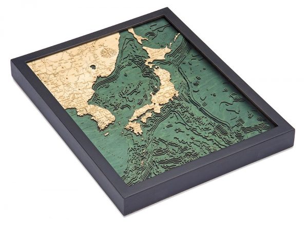 Bathymetric Map Japan